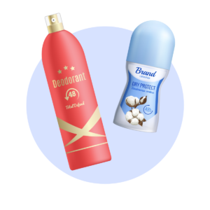 محصولات ضد تعریق