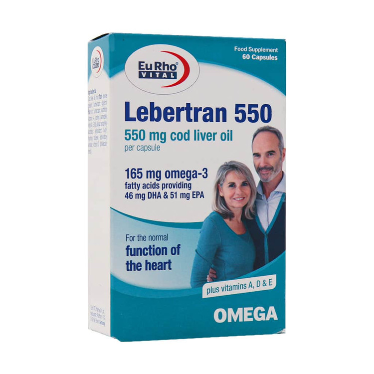 Eurhovital Lebertran 550 60 Capsules