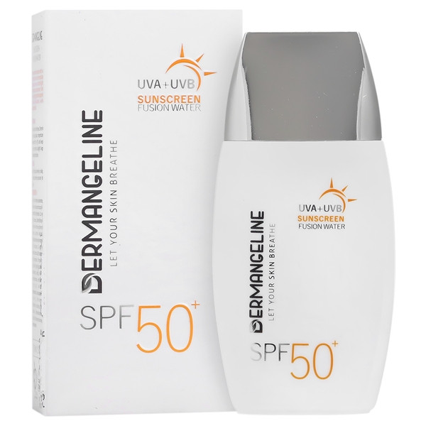 کرم ضد آفتاب فیوژن واتر SPF50 انواع پوست درم آنجلین