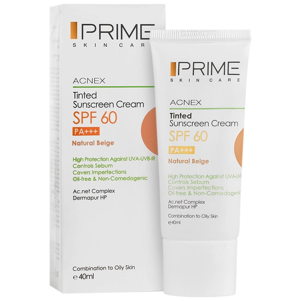 کرم ضد آفتاب رنگی SPF60 (بژ طبیعی)
