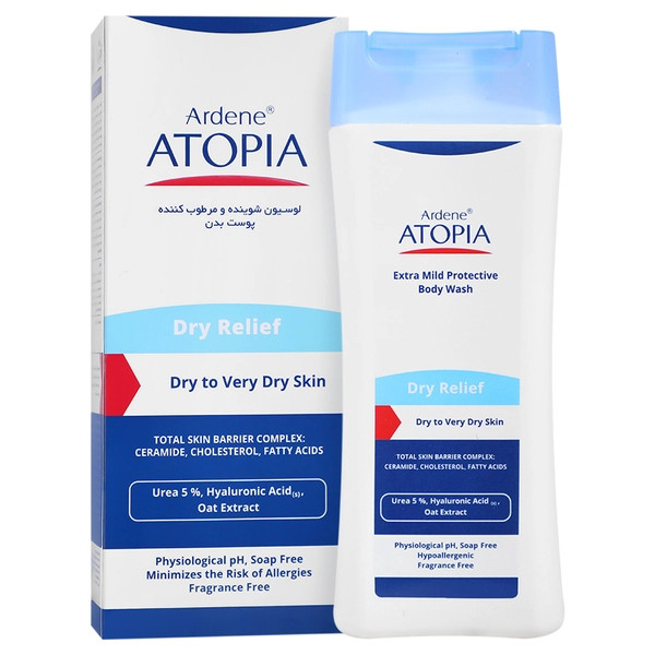 لوسیون شوینده و مرطوب کننده بدن حاوی 5% اوره درای ریلیف