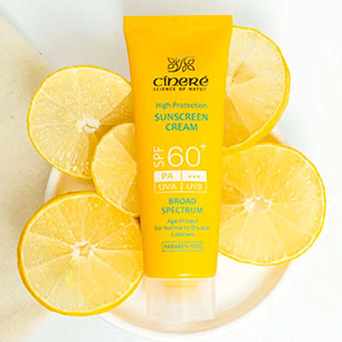 سینره کرم ضد آفتاب SPF+60 بدون رنگ
