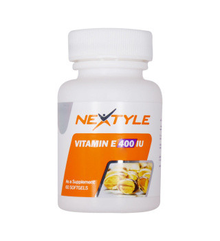 کپسول ژلاتینی ویتامین E 400 نکستایل بسته 60 عددی