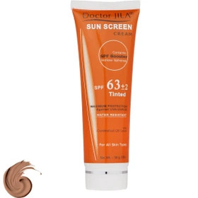 کرم ضدآفتاب رنگی دکتر ژیلا SPF63 مدل DJ3 مناسب انواع پوست وزن 50 گرم
