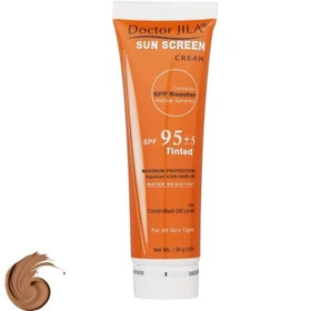 کرم ضد آفتاب رنگی SPF95 دکتر ژیلا با چربی کنترل شده
