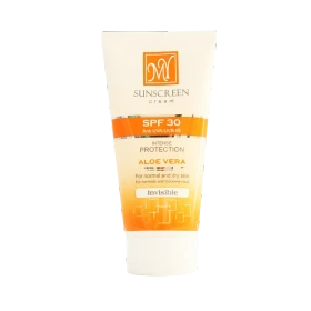 کرم ضد آفتاب بدون رنگ مای SPF30 مناسب پوست های معمولی و خشک ۵۰ میلی لیتر