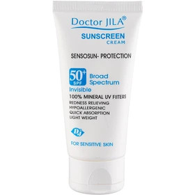 کرم ضد آفتاب دکتر ژیلا مدل سنسوسان SPF50 مناسب پوست های حساس حجم ۵۰ میلی لیتر