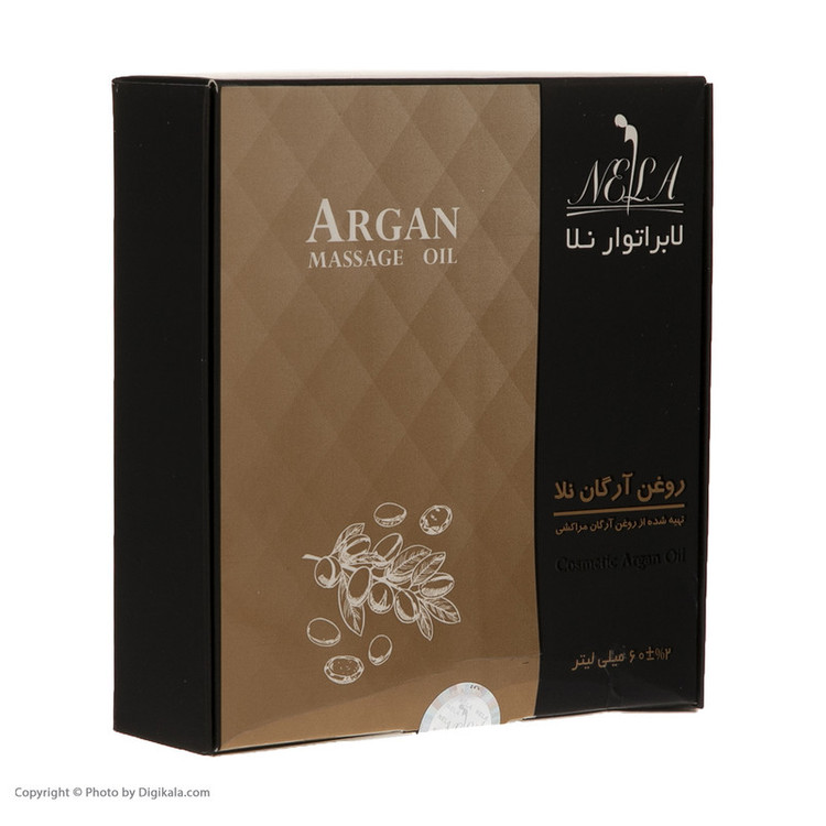 روغن مو لابراتوار نلا مدل آرگان حجم 60 میلی لیتر