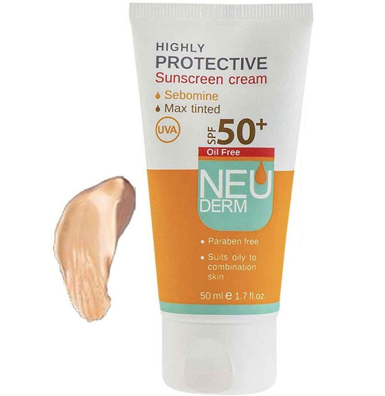 کرم ضدآفتاب فاقد چربی هایلی پروتکتیو SPF50 (بژ تیره)