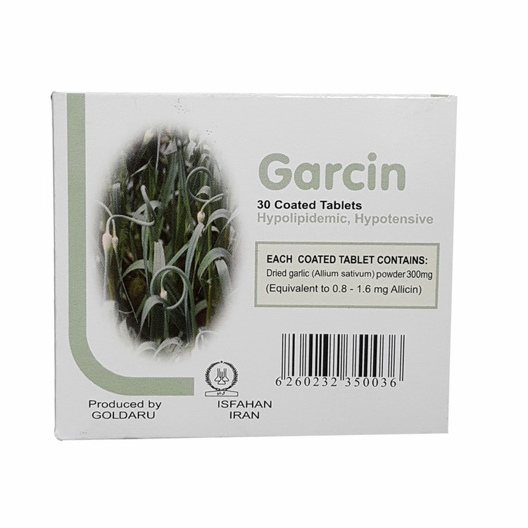 قرص گارسین گل دارو بسته 30 عددی